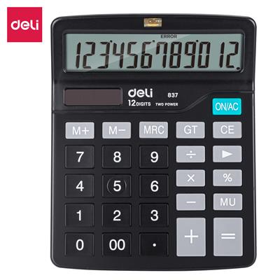 Deli E837 12-Digits Desktop Calculator