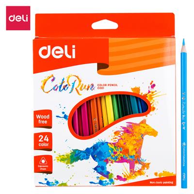 Deli EC001 ColoRun Plastic Colour Pencils