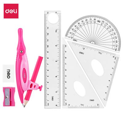 Deli EG30404 Geometry Box Set 8 Pcs