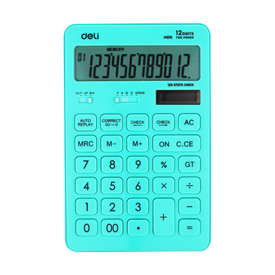 Deli EM015 12-Digit Desktop Calculator