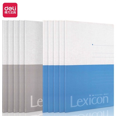 Deli E7952 Lexicon Office Soft Cover Notebook 32K