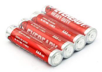 Eveready 1012 Red AAA Battery x 4 SW Pack (Pencil Cell)