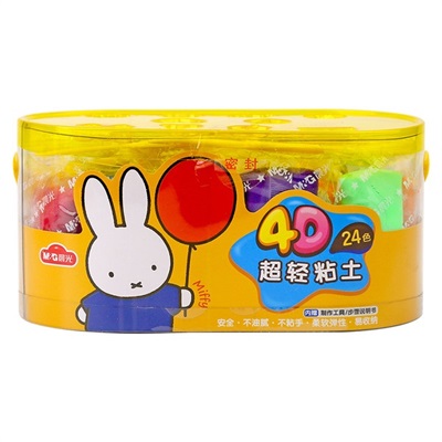 M&G FKE03997 Miffy Foamic Clay 24 Colours