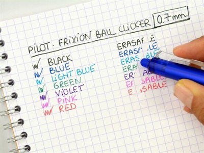 Pilot FriXion Ball Clicker 0.7 Eraseable Roller Gel Pen