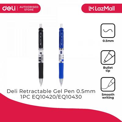 Deli EQ10430 EQ10420 Mate Retractable Gel Pen