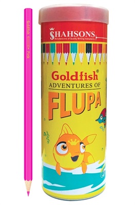 Goldfish 36T Colour Pencil Full Size 36 Colours Aluminium Can