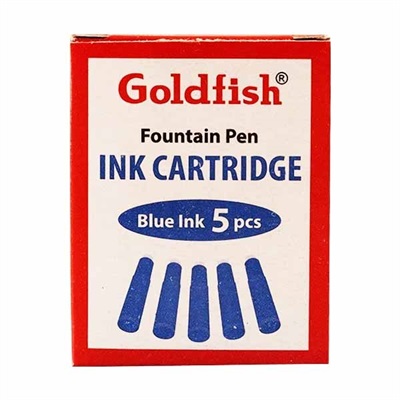 Goldfish G-IC-01 BL and BK Fountain Pen Ink Cartridges