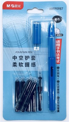 M&G Morning Light Vision Cartridge Fountain Pen with 6 Refills
