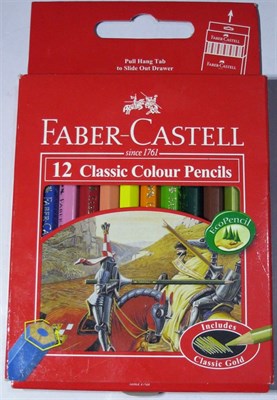 Faber Castell 12 Classic Half Colour Pencils 