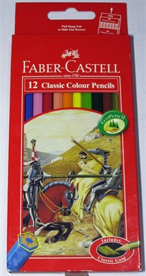 Faber Castell 12 Classic Full Colour Pencils
