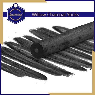 Keep Smiling E0186 Willow Round Charcoal Sticks 8 Pcs