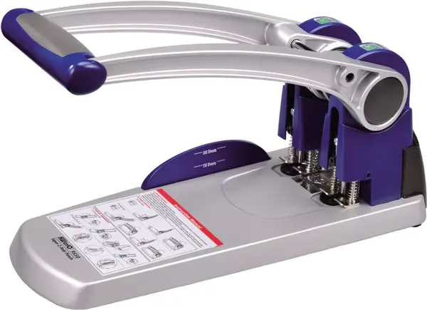 KW-triO 09550 300 Pages EasyTech Power Saving Heavy Duty 2-Hole Punch Machine 