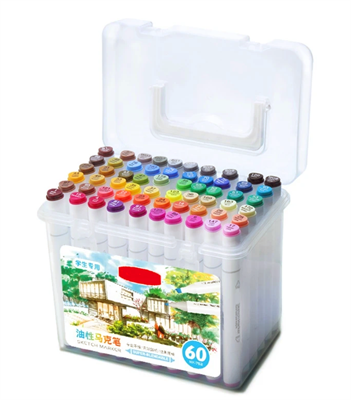 Leto Twin-Tip Alcoholic Acrylic Colour Markers