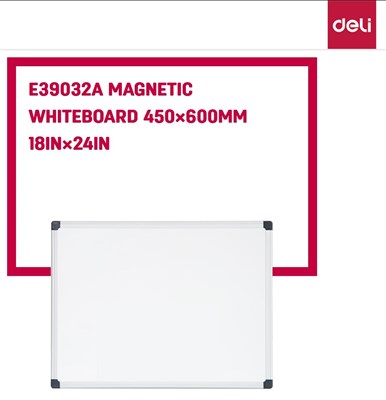 Deli Universal Magnetic Whiteboard 2x1.5 Feet E39032A