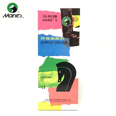 Marie's Acrylic Colour 12ML 18 Colour Set