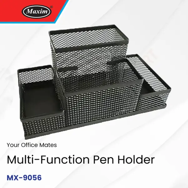 Maxim MX-9056 Mesh Steel Multi-Function Desk Organizer