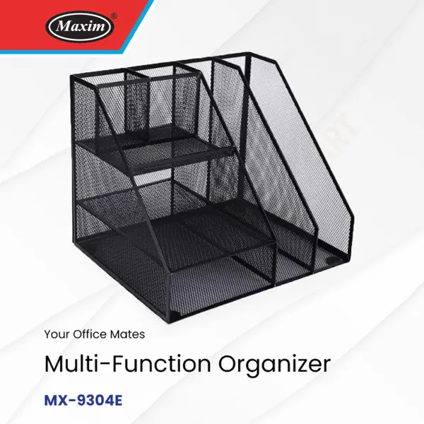 Maxim MX-9304E Mesh Steel Multi-Function Desk Organizer