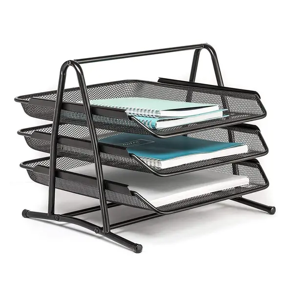 Maxim MX-M3 Mesh Steel 3-Tier Paper Tray 