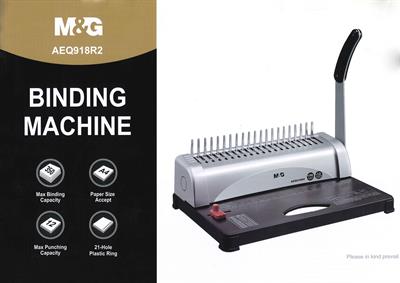 M&G AEQ918R2 Spiral Comb Binding Machine