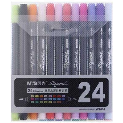 M&G Signme Professional Dual Tip Watercolour Brush Markers