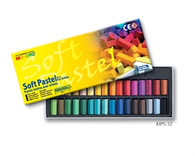 Mungyo Half Size Soft Pastels for Artists MPS