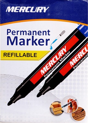 Mercury Round Tip Permanent Marker