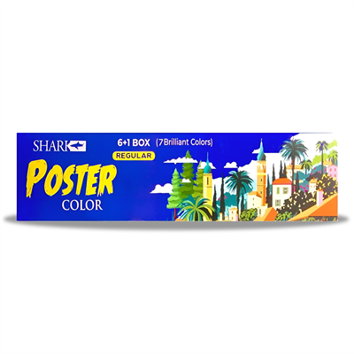 Shark PC-702 Regular 6+1 Poster Colours