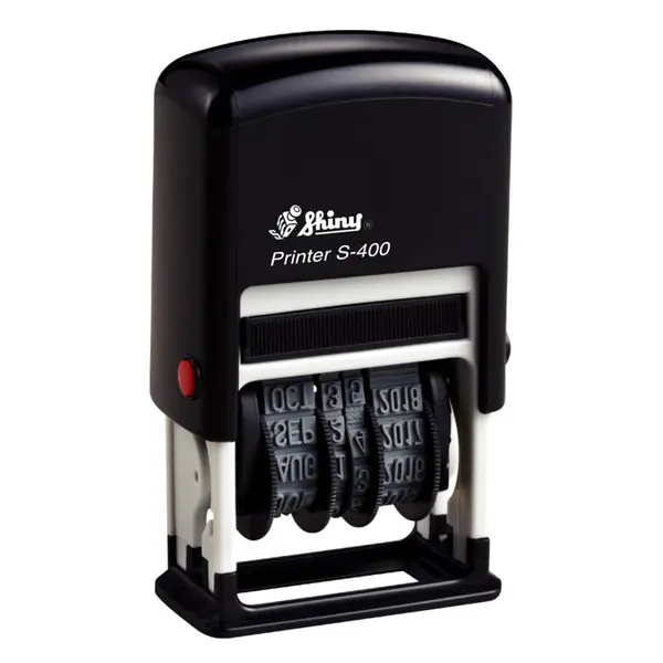 Shiny S-400 4mm Self-Inking Date Stamp
