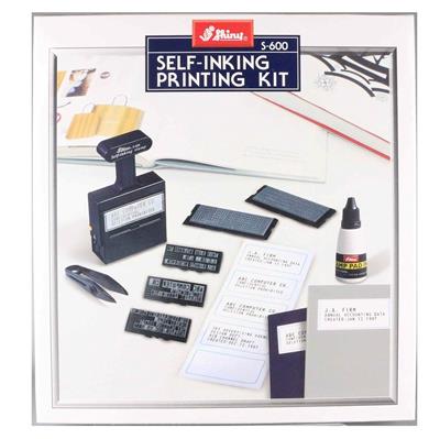 Shiny S-600 D.I.Y. Customized Self-Inking Printing Kit Stamp
