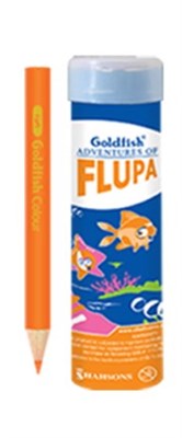 Goldfish H12T Flupa Half Size 12 Pencil Colours Aluminium Can