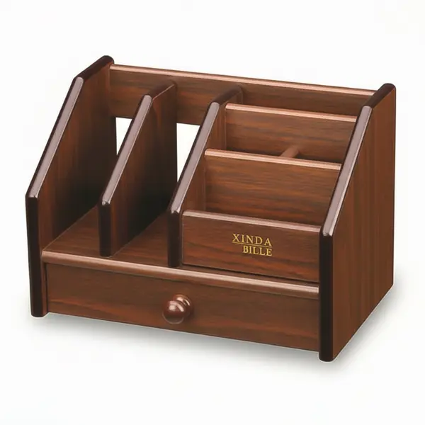 Xinda XD-5025 Premium Wooden Desk Organizer