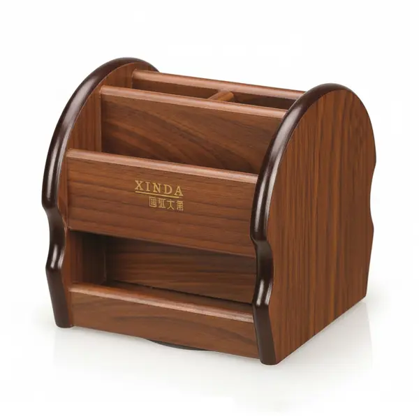 Xinda XD-5026 Premium Wooden Rotatable Desk Organizer