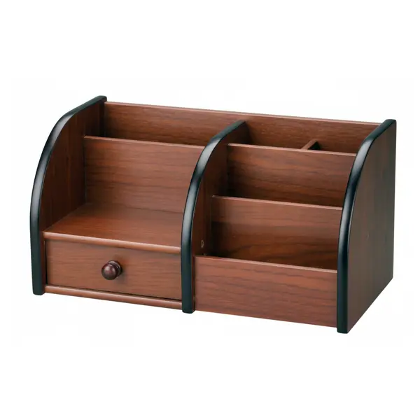 Xinda XD-5050 Premium Wooden Desk Organizer