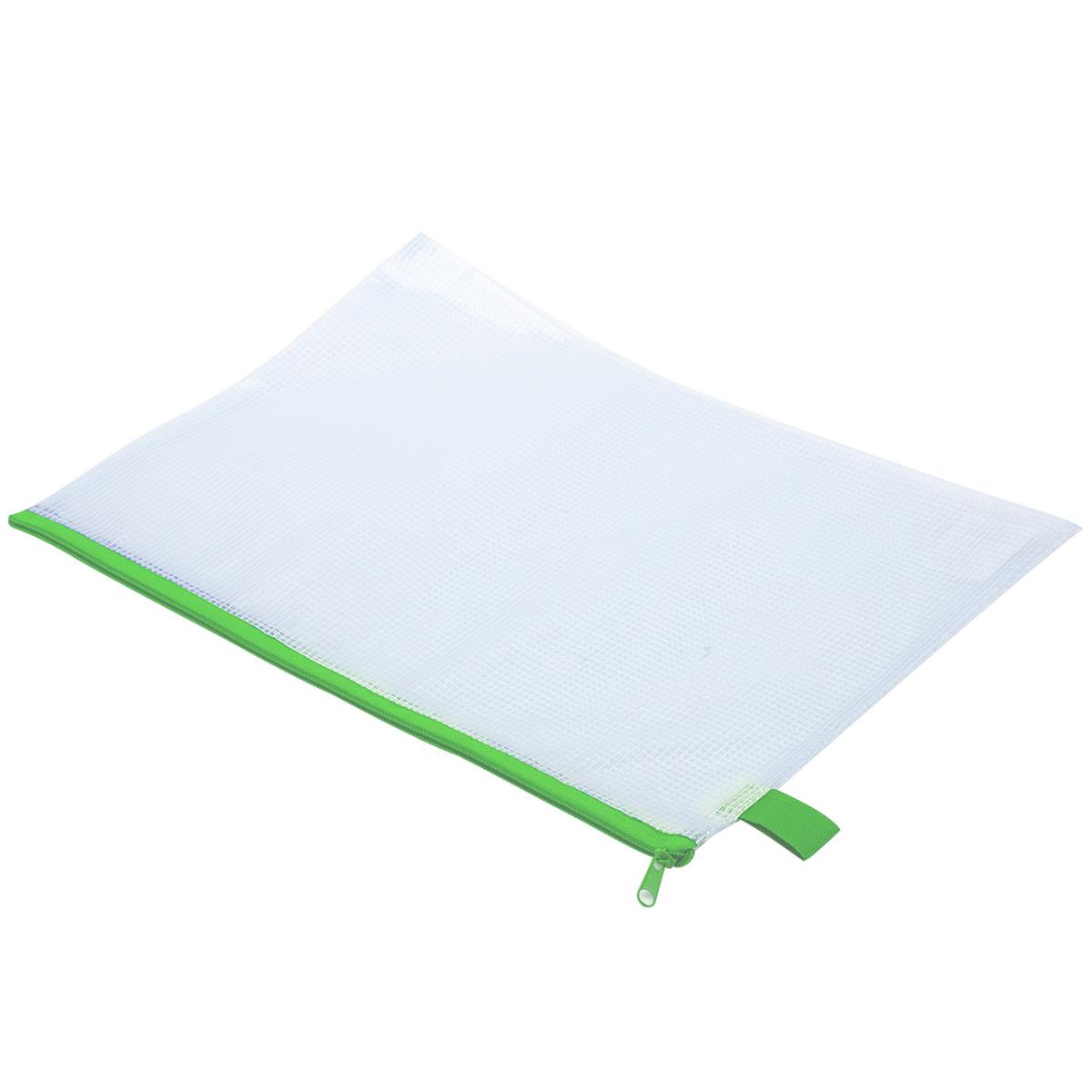 Deli E5596 A4 Mesh PVC Zip Bag