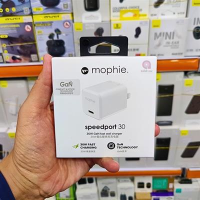 Mophie Speedport 30 1-port GaN 30W Super Fast Wall Charger