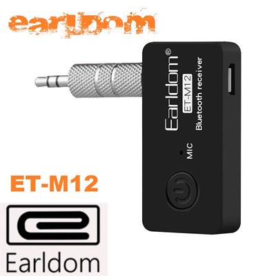 Earldom Wireless Bluetooth Receiver 3.5mm Jack Audio Music Car Aux Adapter