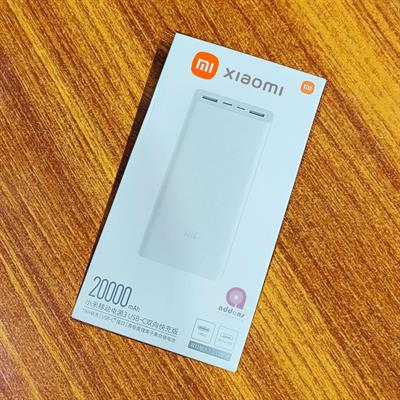 Xiaomi Power Bank 3 20000mAh USB-C 18W bidirectional Fast Charging 