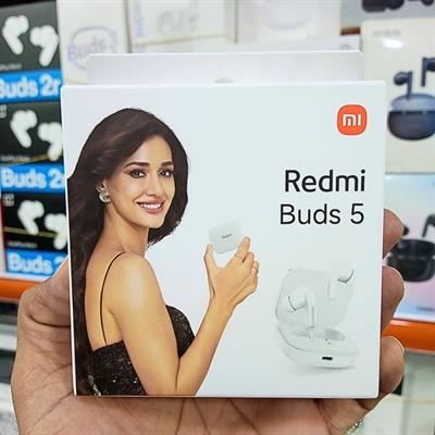 Mi Redmi Buds 5 with Upto 46dB Hybrid Noise Cancellation,Quad-Mic Ai Call Enhancement,10Mins for 4Hours Fast Charging with Upto 38Hrs Playback