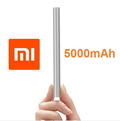 100% Genuine Xiaomi 5000mAh Ultra-thin Power Bank 