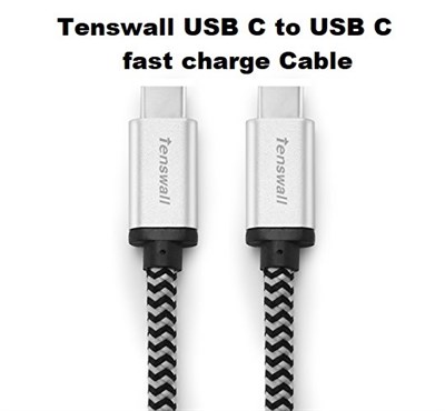Tenswall USB C to USB C 2meter Super Fast Cable