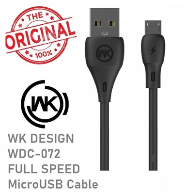 WK DESIGN WDC-072 Full Speed MicroUSB Cable - 1M