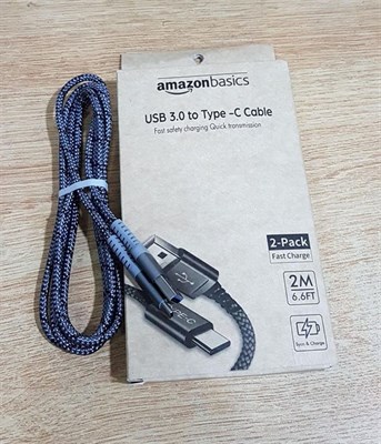 Amazon Type-C 3.0 Super Fast 2meter Nylon Braided Cable 