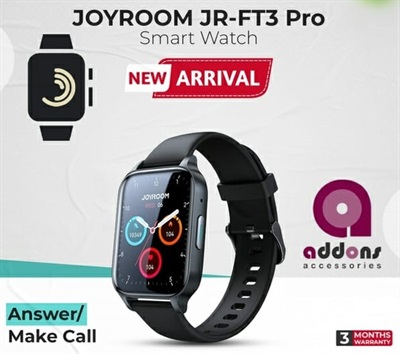 JOYROOM JR-FT3 Pro Smart Watch Sports Waterproof Fitness Bracelet with 24h Health Monitoring Supports Bluetooth Calling