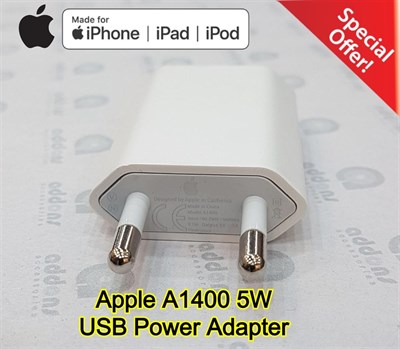 Apple A1400 5W USB Power Adapter