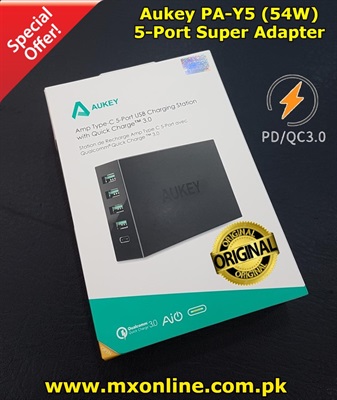 Aukey PA-Y5 QC 3.0 USB C Charging Station