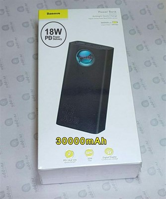 Baseus Amblight 30000mAh 33W PD3.0+QC3.0 Digital Display Power Bank