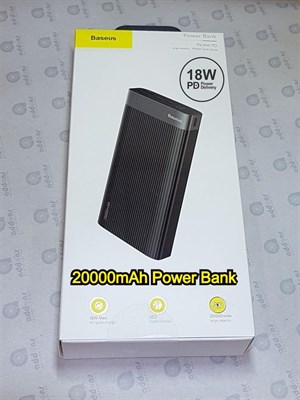 Basesu Parallel 20000mAh 18W PD3,0 + QC3.0 With Digital Display Power Bank