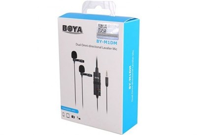 BOYA by-M2 Clip-on Lavalier Microphone Lightning Port for iOS Devices