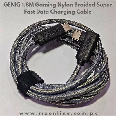 GENKi 1.8Meter 60W Super Fast Charging Advanced 4K DisplayPort video output Cable