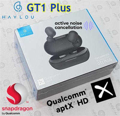 Haylou GT1 Plus Qualcomm QCC3020 Bluetooth 5.0 TWS Earbuds - Black